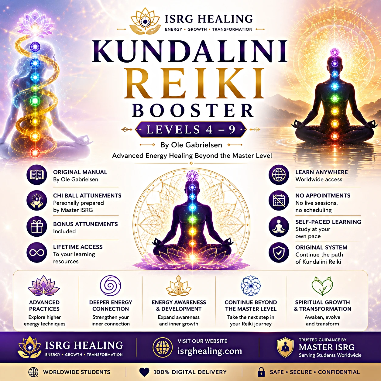 Kundalini Reiki Booster (Levels 4-9)