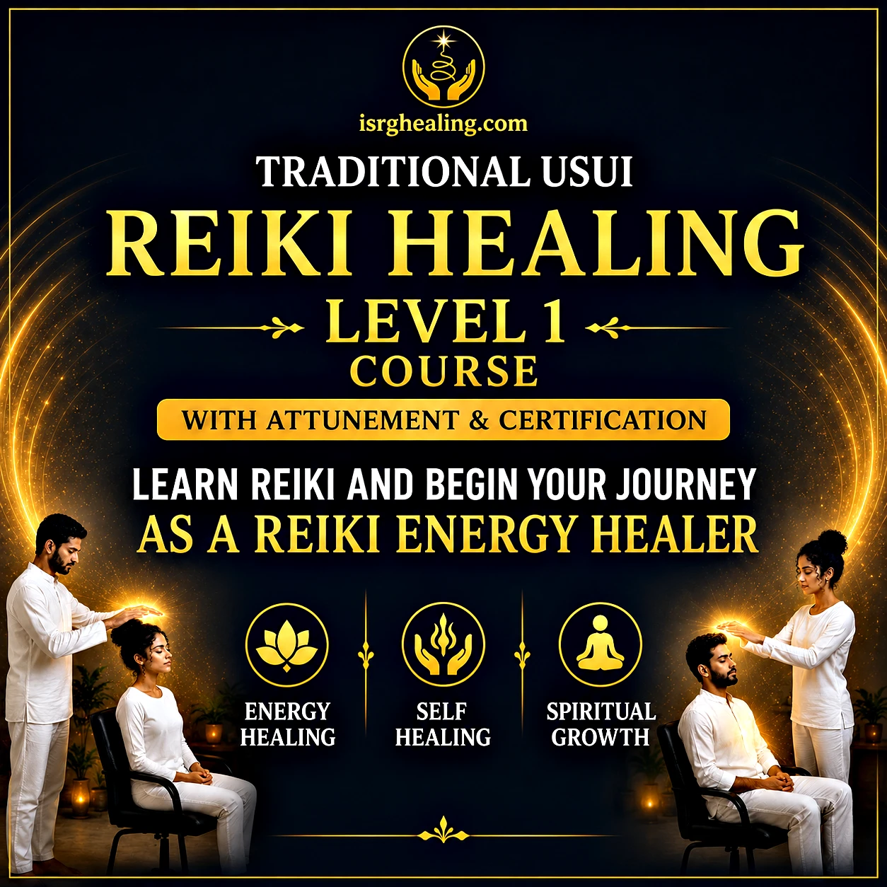 Usui Reiki Level 1 Course With Attunement