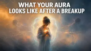 aura after breakup heartbreak energy field illustration