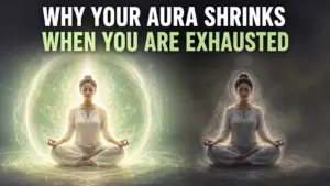 aura shrinks exhaustion depleted energy field illustration