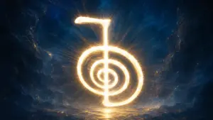 Cho Ku Rei reiki power symbol glowing gold white light correct use