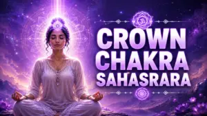 crown chakra sahasrara spiritual connection illustration