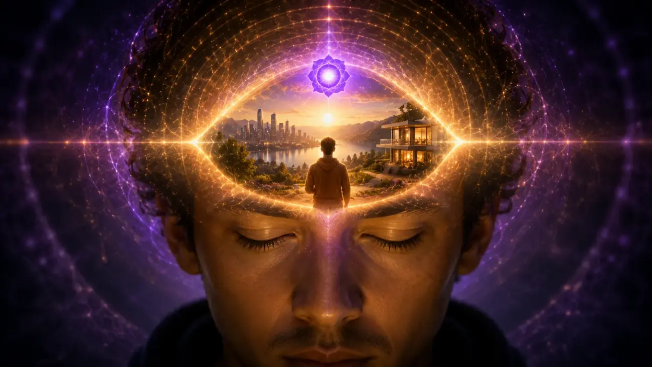 Reticular Activating System and Visualization: The Brain Science 3 third eye chakra reiki healing visualization clarity manifestation RAS programming