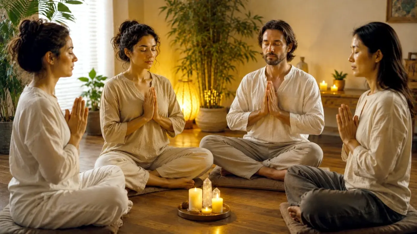 Reiki Gassho Meditation: Usui’s First Pillar Most Practitioners Skip 4 reiki gassho meditation group practice circle practitioners shared energy